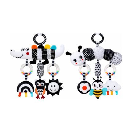 Hanging Activity Toy for Baby with Wind Chime