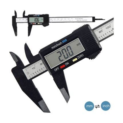 Digital Caliper in Carbon Fibre Composite – 100/150 Mm