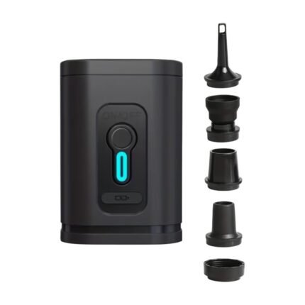 Rechargeable Mini Air Pump with 5 Nozzles and Suction Function