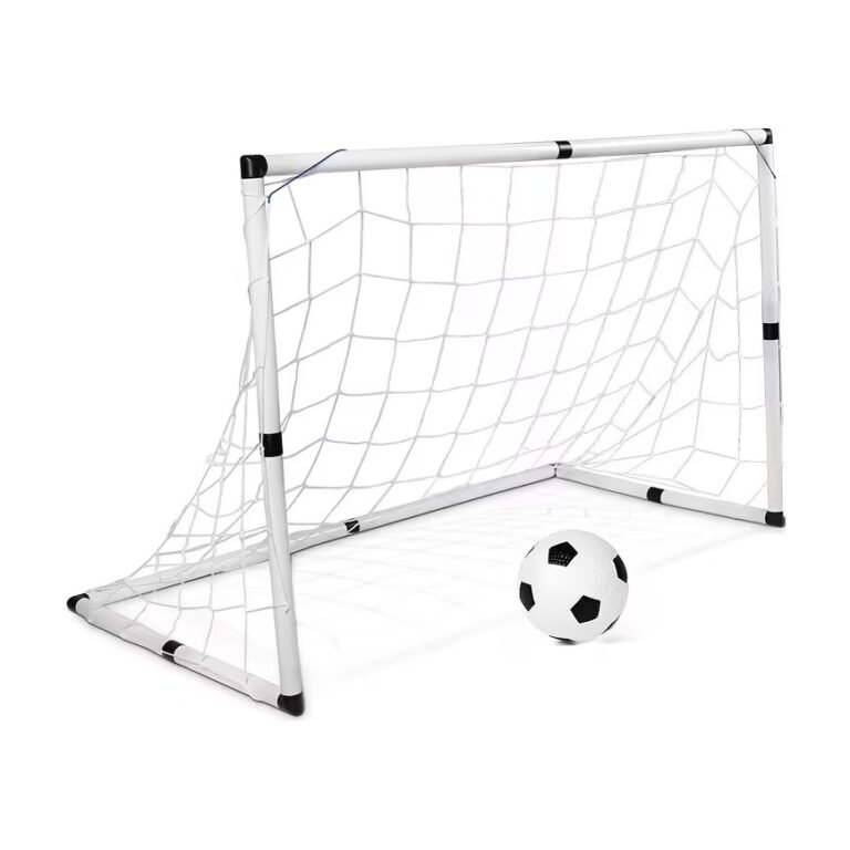 2 Stk. transportable Fußballtore mit Netz – 92 cm