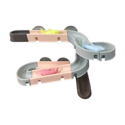 Shark Slide for Bathtub with Water Track and Figures