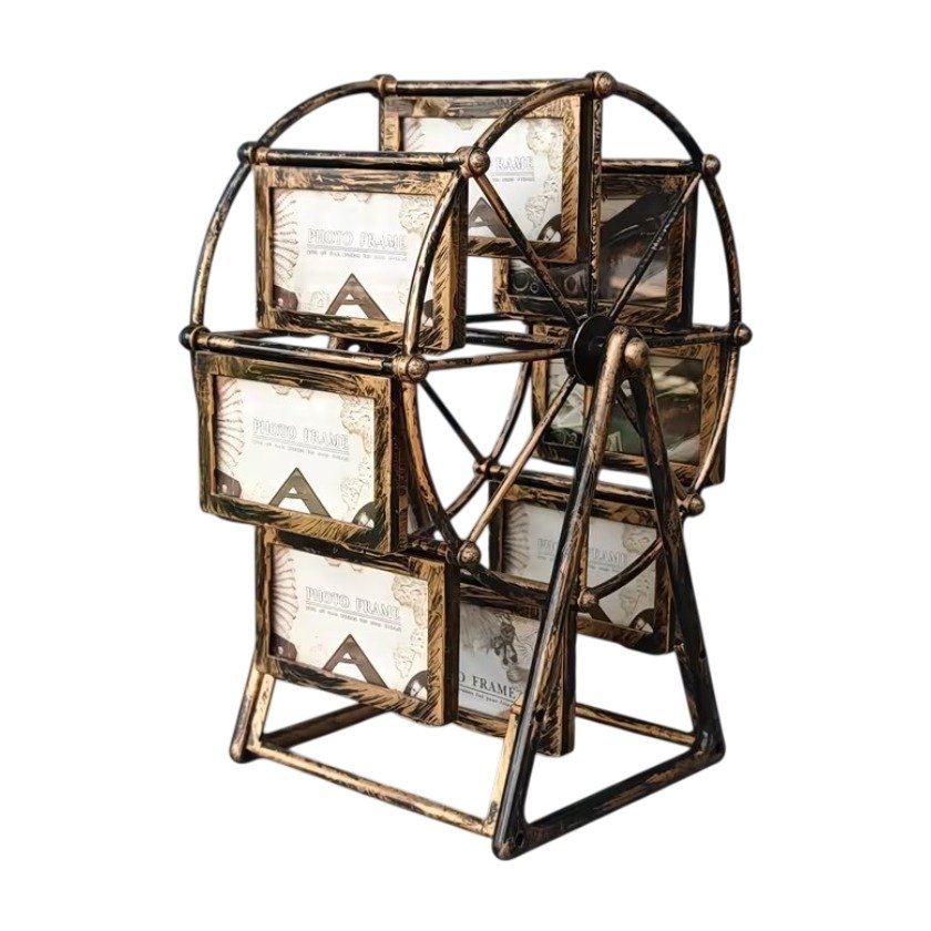 ef-53270-53276-fyld85 Drehbarer Riesenrad-Fotorahmen mit 8 Bilderrahmen