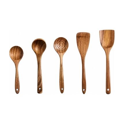 Wooden Kitchen Utensils – Set of 5 Pieces