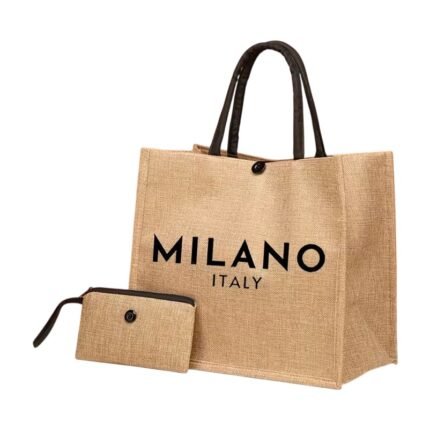 Milano Shopper Bag with Matching Purse – 2 Pieces