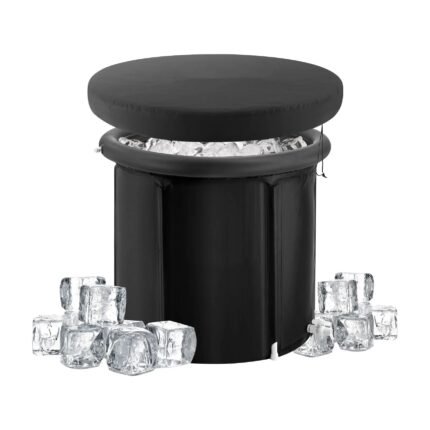 Inflatable Ice Bath Tub with Lid – Foldable Cold Plunge Tub