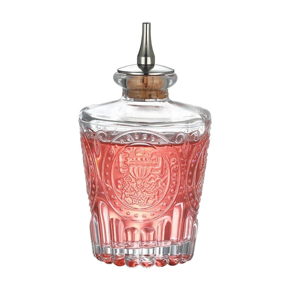 Bitters-Flasche aus Glas – Vintage 130 ml Bitters-Flasche aus Glas – Vintage 130 ml