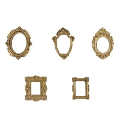 Mini-Vintage-Rahmen in Bronze – 5 verschiedene Designs